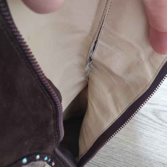 Luxury Italian Boots - Genuine Leather, Real Pitton Leather, Swarovski Cristals - Picture 10 of 14